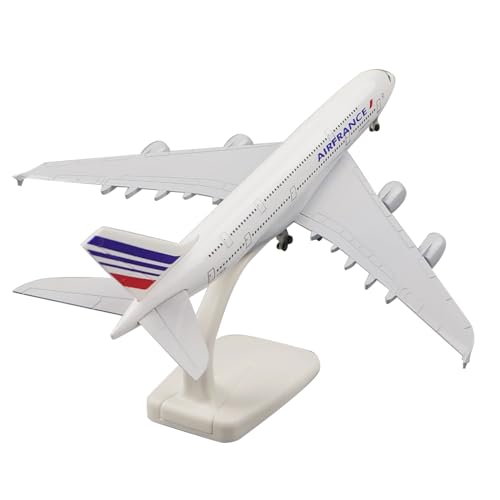 TECKEEN Französisches A380-Flugzeugmodell im Maßstab 1:400, Legierungsmodell, Druckguss, hohe Simulationsmodell für Sammlung von TECKEEN