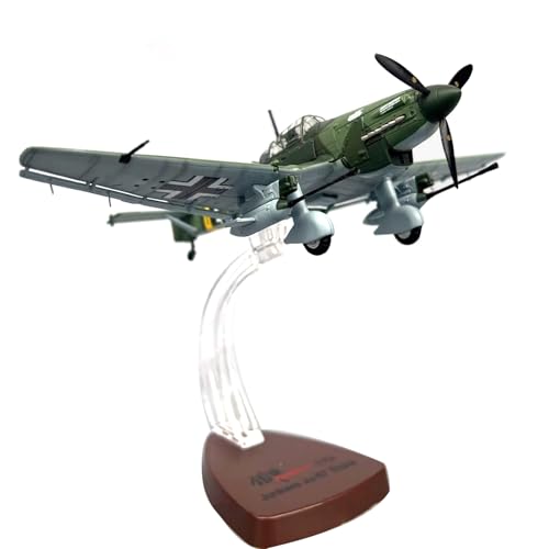 TECKEEN Legierung Deutsch Stuka Junkers Ju-87G1 Tauchbomber Flugzeug Modell 1:72 Spielzeug Simulation Wissenschaft Ausstellung Modell von TECKEEN