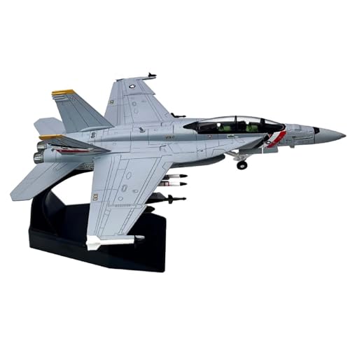 TECKEEN Legierung F/A-18 F18 Super Hornet Kopfgeldjäger Kampfjet Modell Flugzeug Modell 1:100 Modell Simulation Wissenschaft Ausstellung Modell von TECKEEN