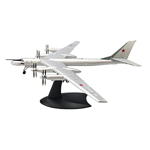 TECKEEN Alloy Tupolev Tu-95 Bear Type Strategic Bomber Aircraft Model Aircraft Model 1:200 Model Simulation Science Exhibition Model von TECKEEN