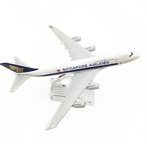 TECKEEN Maßstab 1:400 747 Flugzeugmodell Legierung Modell Druckguss Flugzeug Modell für Sammlung von TECKEEN
