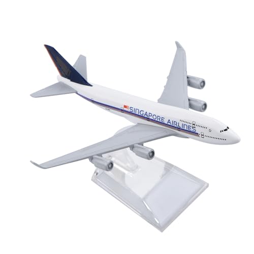 TECKEEN Maßstab 1:400 747 Flugzeugmodell Legierung Modell Druckguss Flugzeug Modell für Sammlung von TECKEEN