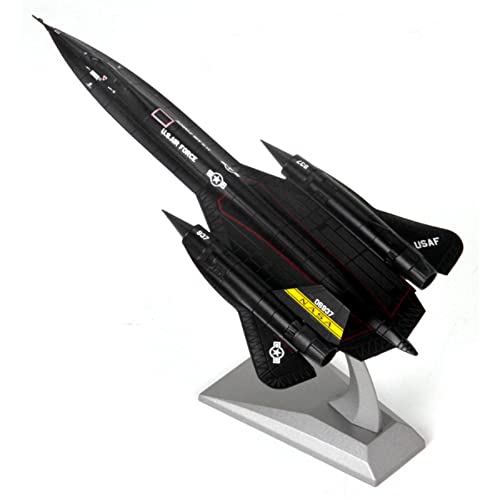 TECKEEN Metall Flugzeugmodell, Modell SR-71 Reconnaissance Flugzeug, 1:144 Modellflugzeug Kunst und Handwerk Sammlung von TECKEEN
