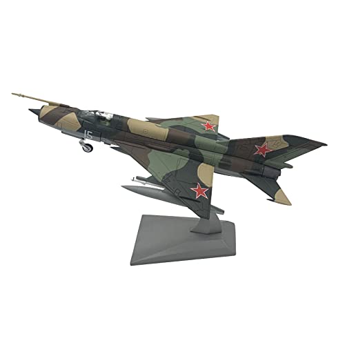 TECKEEN Mig-21 MiG 21 Flugzeugmodell aus Legierung im Maßstab 1:72 von TECKEEN