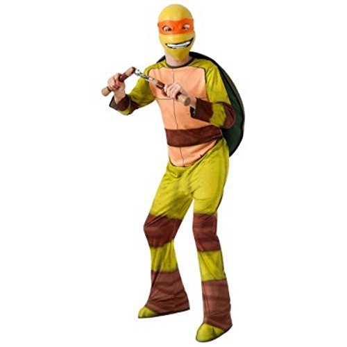 Ninja Turtles Michelangelo Jungen Kinder Fasching Karneval Kostüm Costume 128-140 von Marvel