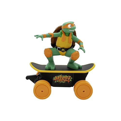 TEENAGE MUTANT NINJA Turtles Mikey Cowabunga Skate RC | Imitiert echte Skate-Tricks, TMNT Spielzeug und Geschenke für Kinder ab 5 Jahren von TEENAGE MUTANT NINJA