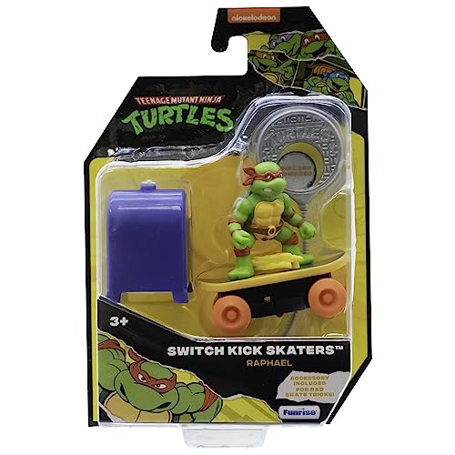 Teenage Mutant Ninja Turtles TMNT Raphael Mutant Mayhem Switch Kick Skater, Rot, Spielzeug & Geschenke für Kinder ab 3 Jahren von Teenage Mutant Ninja Turtles