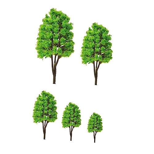 TEHAUX 10St Kleine Baum Modelle plastikbaum mikrolandschaft Miniaturmodell eines kleinen Baumes Miniaturbäume zum Basteln Ornament imitierter Kleiner Baumschmuck Handbuch von TEHAUX