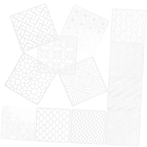 TEHAUX 12 Blatt Und Für Schablone Kreis Wiederverwendbar Zeichnung Malerei DIY Bastel-malvorlage Geometrie Malvorlagen Malvorlage Zeichnen Malutensilien Das Haustier Weiß TEHAUX 12 Blatt Und Für Schablone Kreis Wiederverwendbar Zeichnung Malerei DIY Bastel-malvorlage Geometrie Malvorlagen Malvorlage Zeichnen Malutensilien Das Haustier Weiß von TEHAUX