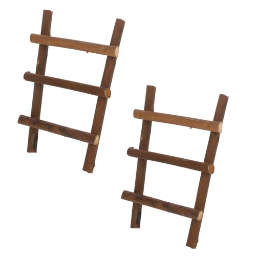 TEHAUX 2 Stück Miniatur Leiter Rattan für Puppenhaus und Gartenornamente Leicht Langlebig für Kreative DIY Projekte und Miniatur Landschaften Natürliche Ästhetik für Charmante Dekoration TEHAUX 2 Stück Miniatur Leiter Rattan für Puppenhaus und Gartenornamente Leicht Langlebig für Kreative DIY Projekte und Miniatur Landschaften Natürliche Ästhetik für Charmante Dekoration von TEHAUX
