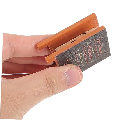 TEHAUX 2 Stück Miniatur Schild Modell Retro Miniatur Kaffeeladen Dekoration Vintage Puppenhaus Zubehör für DIY Szenen Gestaltung von TEHAUX