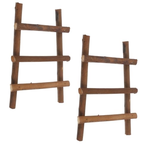 TEHAUX 2 Stück Rattan Miniaturleiter für Puppenhaus Dekoration Charmante Landschaftsleiter Langlebigem Rattan für Kreative Mikro Landschaften und Bastelzubehör TEHAUX 2 Stück Rattan Miniaturleiter für Puppenhaus Dekoration Charmante Landschaftsleiter Langlebigem Rattan für Kreative Mikro Landschaften und Bastelzubehör von TEHAUX