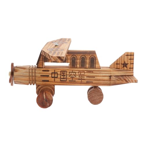 TEHAUX 2St Flugzeugmodell Ornament Eisenhandwerk Wohnkultur Hausdekorationen für zu Hause Weihnachtsdekorationen Spielzeug Flugzeugornament Retro-Verzierung Schmiedeeisen Skulptur Zubehör von TEHAUX