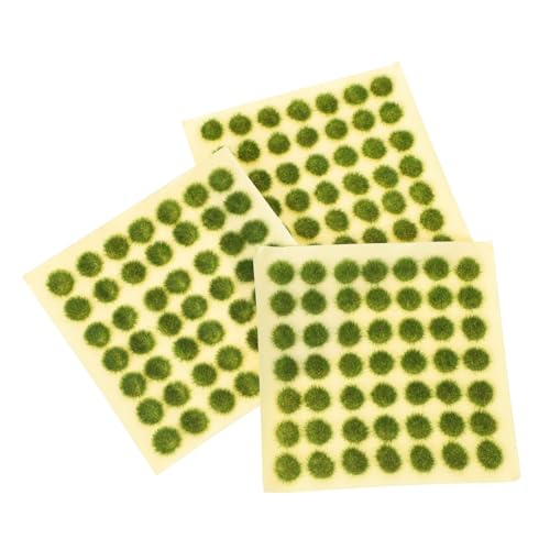 TEHAUX 3 Boxen Modell Gras Beflockung Gras Im Freien Laub Drinnen Terrain Büschel Eisenbahn Statisch Modellieren Herde Künstlich Geländemodell Mini-Gras-Ornament Plastik Green TEHAUX 3 Boxen Modell Gras Beflockung Gras Im Freien Laub Drinnen Terrain Büschel Eisenbahn Statisch Modellieren Herde Künstlich Geländemodell Mini-Gras-Ornament Plastik Green von TEHAUX
