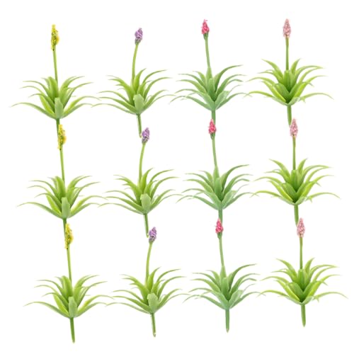 TEHAUX 30 Stück Miniatur-kunstblumen Für Sandtisch: DIY-simulationsgras-Ornamente – Gefälschte Blumenmodelle Für Mikrolandschaften von TEHAUX