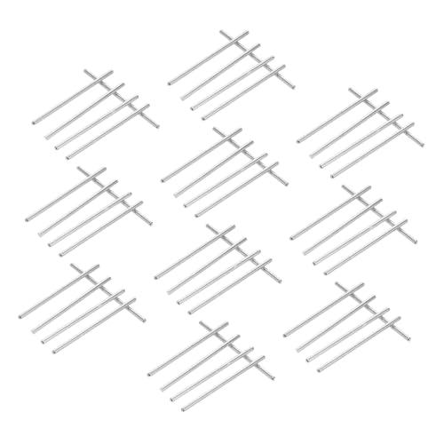 TEHAUX 50 Stück Teiliges Metall Rundstab Gerader Antriebswellen Austausch für Stem Spielzeugautos Robuste Eisenachsen für DIY Modellbau Kompatibel mit Verschiedenen Spielzeugfahrzeugen TEHAUX 50 Stück Teiliges Metall Rundstab Gerader Antriebswellen Austausch für Stem Spielzeugautos Robuste Eisenachsen für DIY Modellbau Kompatibel mit Verschiedenen Spielzeugfahrzeugen von TEHAUX