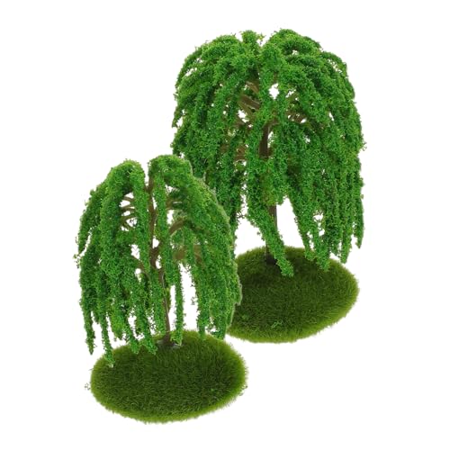 TEHAUX 6 Stück Miniatur Bäume Kunststoff Falsche Weiden Wetterbeständig Realistische Modellbäume für Eisenbahn Landschaft Diorama Architektur DIY Sandtisch Gestaltung TEHAUX 6 Stück Miniatur Bäume Kunststoff Falsche Weiden Wetterbeständig Realistische Modellbäume für Eisenbahn Landschaft Diorama Architektur DIY Sandtisch Gestaltung von TEHAUX