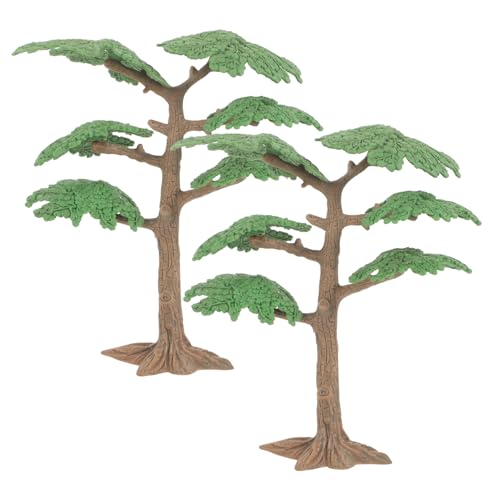 TEHAUX 8 STK Heimdekorationen Bäume trainieren gefälschte Zypresse Mini Ornament Anlage grüner Landschaftsahorn Modellbaum für den Garten Bahn Landschaftsbaum Zubehör Bonsai Baum Kiefer von TEHAUX