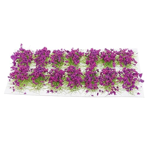 TEHAUX DIY Miniatur Blumenbüschel Set Für Modellbau Kunstgras Tufts Für Landschaftsgestaltung Lila Realistische Dekoration Für Architekturmodelle Und Dioramen TEHAUX DIY Miniatur Blumenbüschel Set Für Modellbau Kunstgras Tufts Für Landschaftsgestaltung Lila Realistische Dekoration Für Architekturmodelle Und Dioramen von TEHAUX