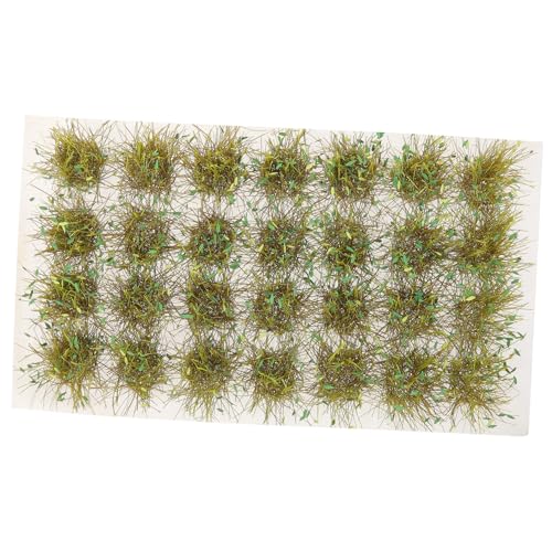 TEHAUX DIY Modellbau Gras Mit Gras Für Landschaftsmodell Modelleisenbahn Und Garten Dekoration Modellierschaum Geländemodellbausatz von TEHAUX