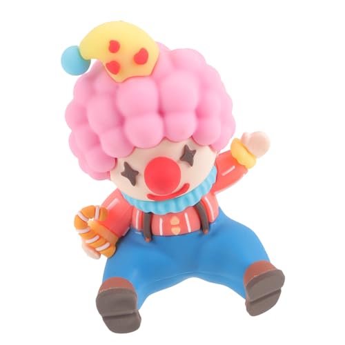 TEHAUX Mini Clown Figurine Kreative Clown Deko für Miniatur Landschaften Robuste Tischdekoration für Bücherregale und Puppenhäuser TEHAUX Mini Clown Figurine Kreative Clown Deko für Miniatur Landschaften Robuste Tischdekoration für Bücherregale und Puppenhäuser von TEHAUX