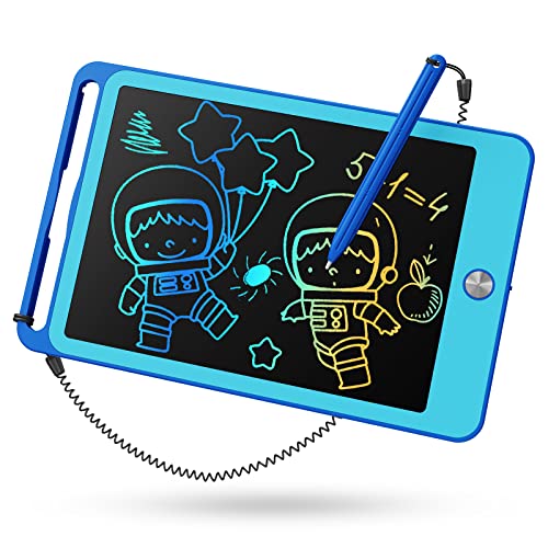 TEKFUN LCD Schreibtafel Spielzeug 8,5 Zoll Zeichenbrett für Kinder, Schreibtablett Maltafel ab 3 4 5 6 7 8 Jahre alt Junge Mädchen, Weihnachten Geschenke für 3-8 Jährige Mädchen Jungen (Blau) von TEKFUN
