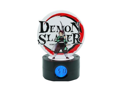 Teknofun 811755 Demon Slayer TANJIRO Lichtwecker, Black, one Size von TEKNOFUN