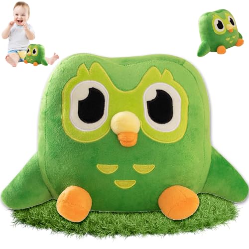 TELAOBAN Green Owl Plush Toy, 20cm Cartoon Grüne Eule Plüschtier, Grüne Eule Plüschtier, Owl Stuffed Animal Toy, Eule Spielzeug Wurfkissen, Geschenke für Jungen, Mädchen, Kinder, Erwachsene TELAOBAN Green Owl Plush Toy, 20cm Cartoon Grüne Eule Plüschtier, Grüne Eule Plüschtier, Owl Stuffed Animal Toy, Eule Spielzeug Wurfkissen, Geschenke für Jungen, Mädchen, Kinder, Erwachsene von TELAOBAN