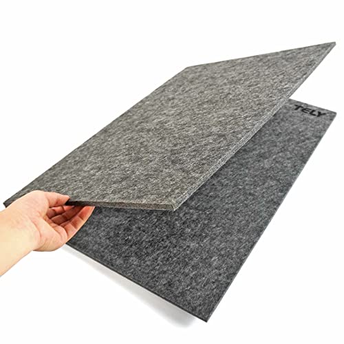 TELY Foldaway Puzzle Board Filzmatte für bis zu 1000 Teile Puzzle, faltbar für einfache Lagerung, tragbares Puzzlepad (Schwarz/9 mm Dicke) von TELY