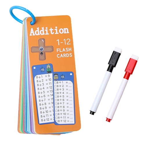 Flashcards Mathematik, wiederverwendbar, zum Schreiben und Abwischen der interaktiven Multiplikationsabteilung, pädagogisches Mathematik-Werkzeug Flashcards Mathematik, wiederverwendbar, zum Schreiben und Abwischen der interaktiven Multiplikationsabteilung, pädagogisches Mathematik-Werkzeug von TEMOOUES