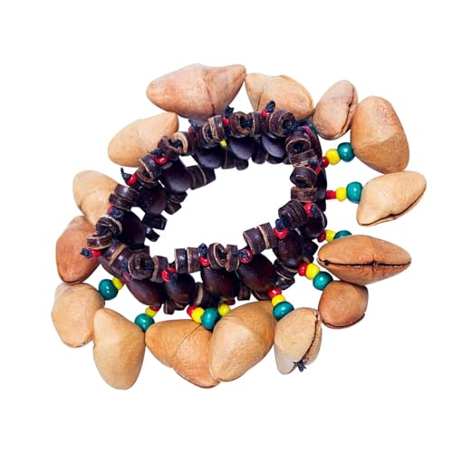 Nutshell Handglocken, Musikzubehör, Handglocke, handgefertigt, künstlerischer Shaker, tragbare Musik, geeignet für verschiedene Anlässe, einzigartiger Klang von TEMOOUES