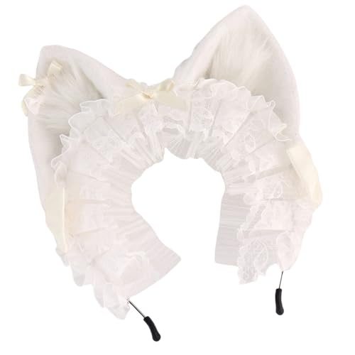 TEMOOUES Entzückendes Tierohr-Haarband, pelziges Cosplay-Accessoire, Cartoon-Haarteil, modische Kopfbedeckung für Halloween-Partys, Haarband für Erwachsene TEMOOUES Entzückendes Tierohr-Haarband, pelziges Cosplay-Accessoire, Cartoon-Haarteil, modische Kopfbedeckung für Halloween-Partys, Haarband für Erwachsene von TEMOOUES