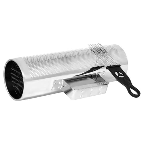 TEMOOUES Guiro Instrument Percussion Metall Guiro Shaker mit Schaber Percussion Instrument Early Learning Musical Toy von TEMOOUES