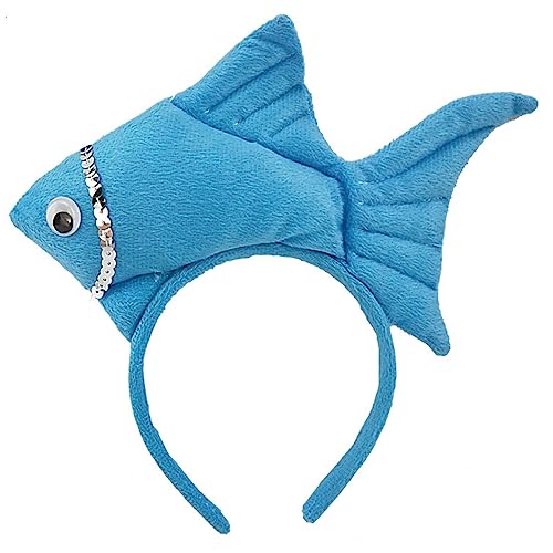 TEMOOUES Stilvolle Anime-Haarreifen in Fischform, auffälliger Kopfschmuck für Bühne, Halloween, Cosplay, Rollenspiele, Stirnbänder für Damen, Haarband, Halloween-Haarband, gefüllt, mehrere Farben TEMOOUES Stilvolle Anime-Haarreifen in Fischform, auffälliger Kopfschmuck für Bühne, Halloween, Cosplay, Rollenspiele, Stirnbänder für Damen, Haarband, Halloween-Haarband, gefüllt, mehrere Farben von TEMOOUES