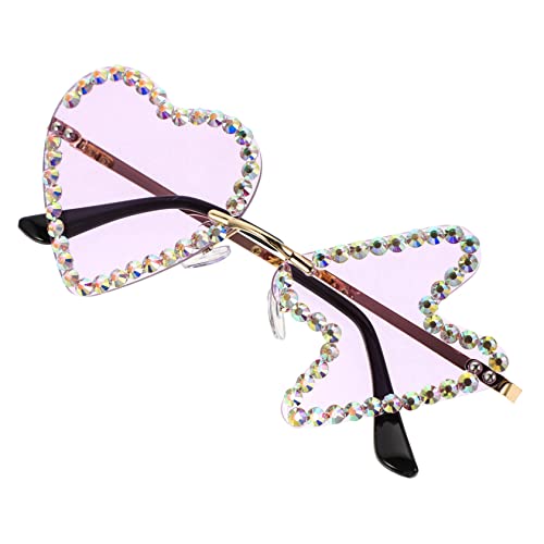 TEMPNAP 1 Paar Goldrahmen Sonnenbrille Gläser lustig geformt Party festival sonnenbrille ausgefallene sonnenbrille festival brille Stk Violet TEMPNAP 1 Paar Goldrahmen Sonnenbrille Gläser lustig geformt Party festival sonnenbrille ausgefallene sonnenbrille festival brille Stk Violet von TEMPNAP