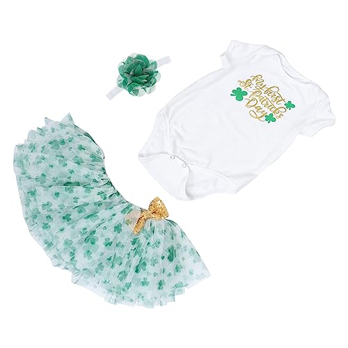 TEMPNAP 1 Satz Klee Netz kleid kleidung Baumwollkostüme st. Patrick's Day liefert Parteiuniform Party-Requisite Fotokostüm für Kleinkinder Festival-Overall Baumwolle Green TEMPNAP 1 Satz Klee Netz kleid kleidung Baumwollkostüme st. Patrick's Day liefert Parteiuniform Party-Requisite Fotokostüm für Kleinkinder Festival-Overall Baumwolle Green von TEMPNAP