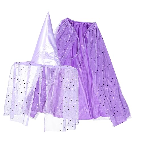 TEMPNAP 1 Satz Pentagramm-Cape-Hut-Set karnevalskostüm Umhang und Mütze für CAPES Junge Kap Sternenkostüm für Cosplay-Requisite für Polyester TEMPNAP 1 Satz Pentagramm-Cape-Hut-Set karnevalskostüm Umhang und Mütze für CAPES Junge Kap Sternenkostüm für Cosplay-Requisite für Polyester von TEMPNAP