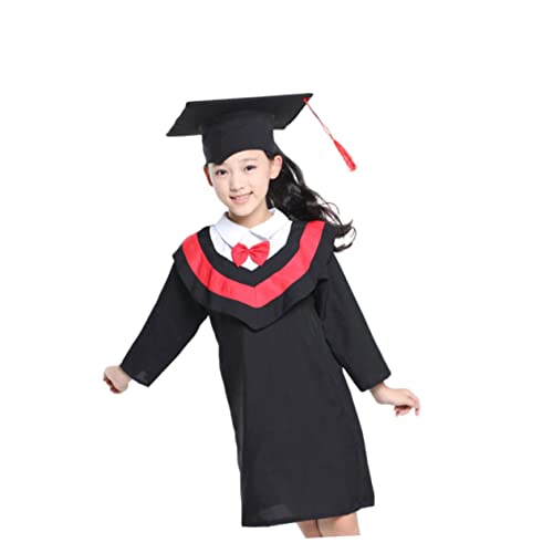 TEMPNAP 1 Stück Abschlusskleid Für Abschlusskleid Und Hut Für Kindergartenabschluss Kostüm Kinderabschlusskleid Masse Kindergartenquasten 2022 Abschluss Gestohlen Grad von TEMPNAP