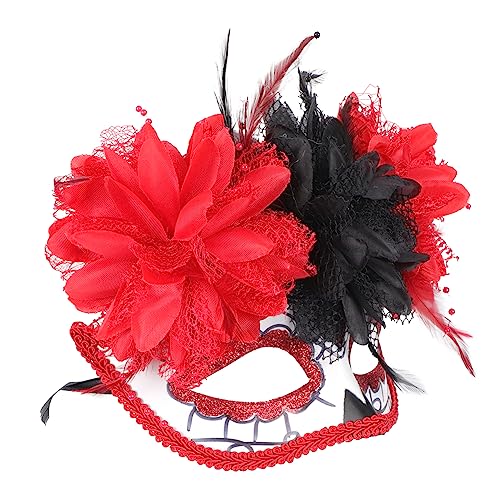TEMPNAP 1 Stück Geistermaske Frauen-Cosplay Halloween Zubehör für Maskerade-Partys Frauen Blumenauge Karnevalsmaske Maskendekor Maskenverzierung Kostüm Plastik rot TEMPNAP 1 Stück Geistermaske Frauen-Cosplay Halloween Zubehör für Maskerade-Partys Frauen Blumenauge Karnevalsmaske Maskendekor Maskenverzierung Kostüm Plastik rot von TEMPNAP