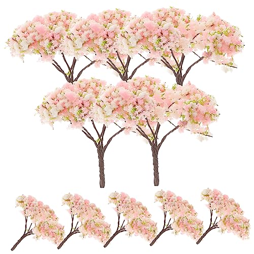 TEMPNAP 10Stücke Künstliche Kirschblüten Dekorationen Hohe Blumenarrangements Frühlingsblumen für Hochzeitsfeiern Heimdekoration und Fotorequisiten TEMPNAP 10Stücke Künstliche Kirschblüten Dekorationen Hohe Blumenarrangements Frühlingsblumen für Hochzeitsfeiern Heimdekoration und Fotorequisiten von TEMPNAP