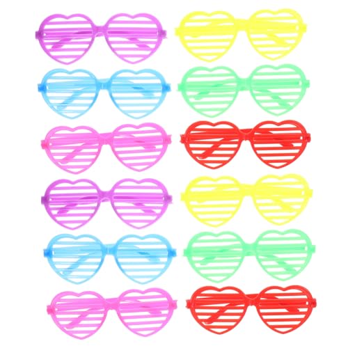 TEMPNAP 12Stücke Valentinstag Brille Lustige Herzform Brillen für Party Kostüme Leicht und Dekorativ für Karneval und Mottopartys für Erwachsene TEMPNAP 12Stücke Valentinstag Brille Lustige Herzform Brillen für Party Kostüme Leicht und Dekorativ für Karneval und Mottopartys für Erwachsene von TEMPNAP