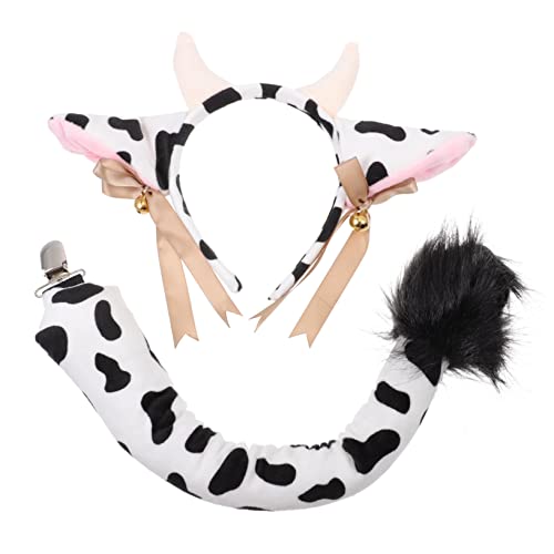 TEMPNAP 1Satz Kuh Stirnband Set Plüsch für Kostüm Party Cosplay Niedlicher Kopfschmuck für Erwachsene für Karneval Geburtstagsfeiern TEMPNAP 1Satz Kuh Stirnband Set Plüsch für Kostüm Party Cosplay Niedlicher Kopfschmuck für Erwachsene für Karneval Geburtstagsfeiern von TEMPNAP