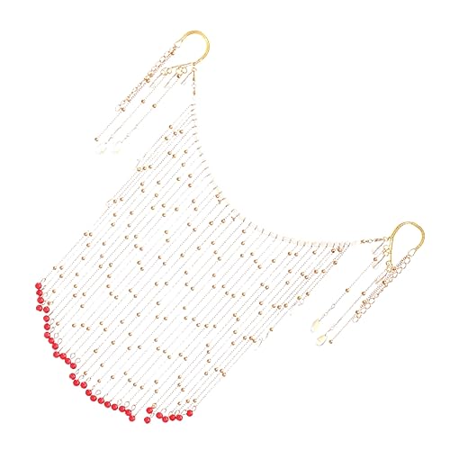 TEMPNAP 1Stück Retro Quastenschmuck Haarschmuck für Damen Kopfdekoration mit Mesh Design für Festivals Partys Leichte Langlebige Aluminiumverzierungen von TEMPNAP