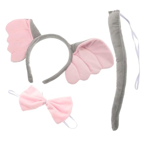 TEMPNAP 1satz Elefantenkostüm Zubehör Mit Haarreif Fliege Und Für Halloween Karneval Und Tierkostümpartys Verspielt Und Bequem Für Erwachsene TEMPNAP 1satz Elefantenkostüm Zubehör Mit Haarreif Fliege Und Für Halloween Karneval Und Tierkostümpartys Verspielt Und Bequem Für Erwachsene von TEMPNAP