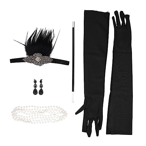TEMPNAP 1satz Party Haarband Für Halloween Kreative Haarschmuck-accessoires Mit Ohrringen Handschuhen Und Haarband Für Kostüme Und Cosplay-aktivitäten Teiliges von TEMPNAP