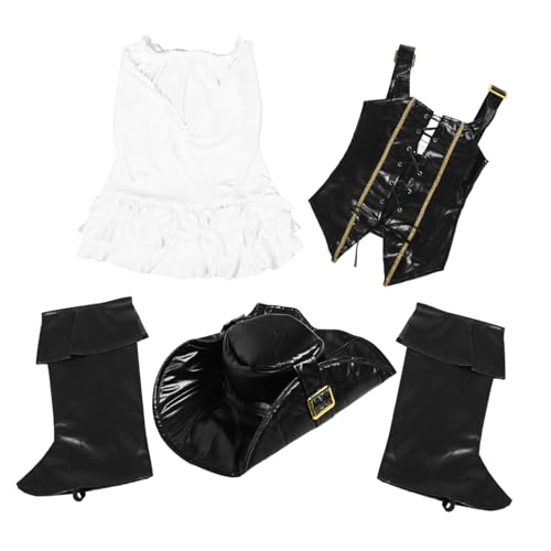 TEMPNAP Piratenkostüm Für Mädchen Gothic-kleid Piratenkleid Weste Cosplay-party-outfit Halloween-kostüm von TEMPNAP