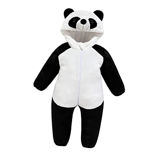 TEMPNAP 1stück Adorable Panda Flannel Jumpsuit Mit Kapuze Kuscheliger Einteiler Für Neugeborene Für Winter Und Fotoshootings TEMPNAP 1stück Adorable Panda Flannel Jumpsuit Mit Kapuze Kuscheliger Einteiler Für Neugeborene Für Winter Und Fotoshootings von TEMPNAP