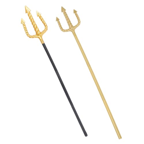 TEMPNAP 2 Stücke Dreizack Cosplay Kunststoff Kunststoff Dreizack Dämon Cosplay Pitchfork TEMPNAP 2 Stücke Dreizack Cosplay Kunststoff Kunststoff Dreizack Dämon Cosplay Pitchfork von TEMPNAP