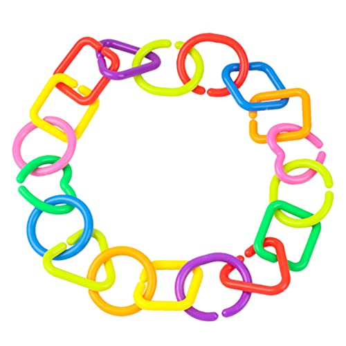 TEMPNAP 35Stücke Teiliges Ringspielzeug Geometrische Verknüpfungsketten für Kleinkinder für Krippe Hochstuhl Kinderwagen und Autositz Fördert Kreativität und Motorik TEMPNAP 35Stücke Teiliges Ringspielzeug Geometrische Verknüpfungsketten für Kleinkinder für Krippe Hochstuhl Kinderwagen und Autositz Fördert Kreativität und Motorik von TEMPNAP
