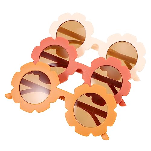 TEMPNAP 3Paare Sonnenbrille im Sonnenblumen Design Leicht für Partys Festivals für Jungen Altersgerecht für Jahre TEMPNAP 3Paare Sonnenbrille im Sonnenblumen Design Leicht für Partys Festivals für Jungen Altersgerecht für Jahre von TEMPNAP